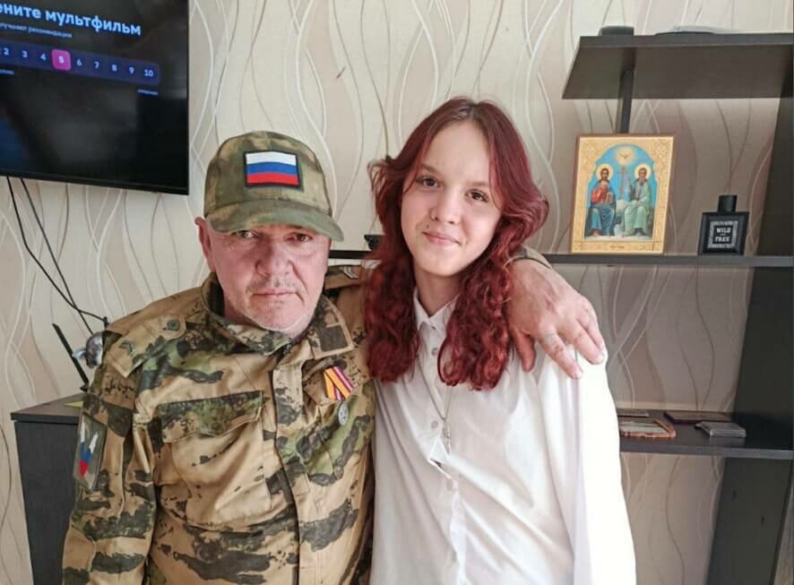 Сюрприз для внучки от участника специальной военной операции