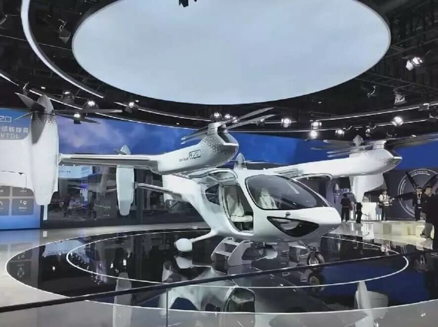 В Китае представили беспилотное аэротакси будущего