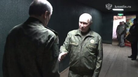 Владимир Путин посетил командный пункт группировки «Запад» и заслушал итоги наступления на фронте