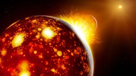 Соседка с характером: как Земля обрела Луну в результате столкновения 4,5 миллиарда лет назад