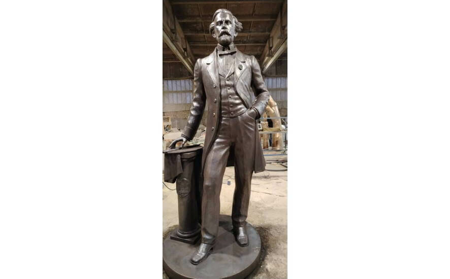 Памятник Алексею Петровичу Боголюбову почти готов, его установят в Саратове в ноябре
