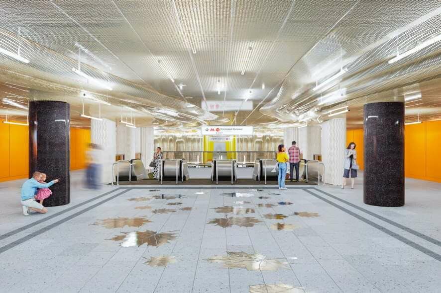 Утверждена архитектурная концепция станции «Кленовый бульвар» Бирюлёвской линии метро