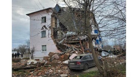 Взрыв газа в поселке Куркино в Тульской области устроил один из жильцов во время ремонта