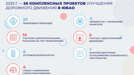 Проекты для комфортного и безопасного движения: Юго-Восточный округ столицы