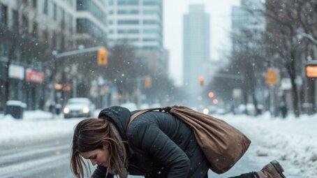 Искусство падать: учёный раскрыл секрет, как пережить гололёд без переломов