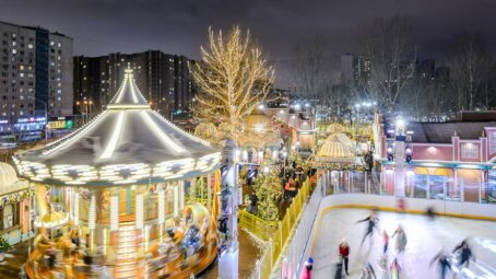 25 бесплатных катков «Московских сезонов» чаще всего посещают семьи с детьми
