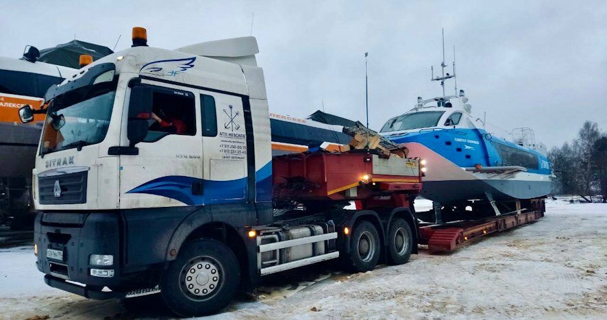 В Саратовскую область прибыл новый скоростной теплоход «Генерал Панфилов»