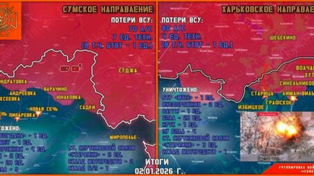 Обстановка в Курском приграничье на утро 3 января 2026 года