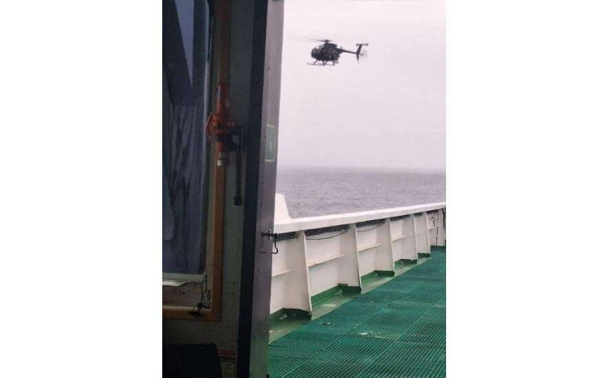 Американские военные проводят операцию по задержанию российского танкера «Маринер» в Атлантическом океане