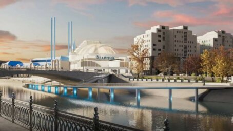 Стартовали подготовительные работы к строительству пешеходного моста на Болотной набережной в столице