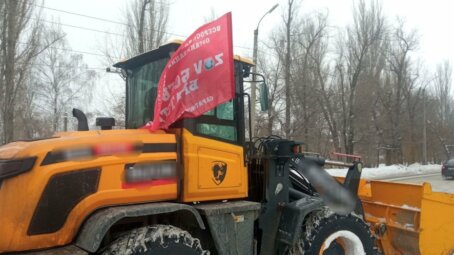 Балаковское отделение Всероссийской организации «Боевое братство» оказало безвозмездную помощь БГКБ в ликвидации последствий снегопадов