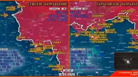 Обстановка в Курском приграничье на утро 16 марта