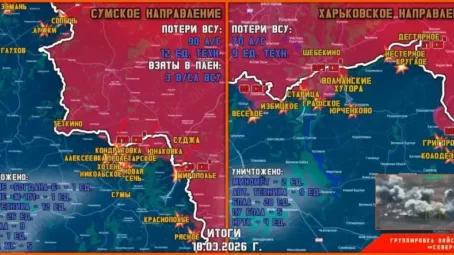 Обстановка в Курском приграничье на утро 19 марта