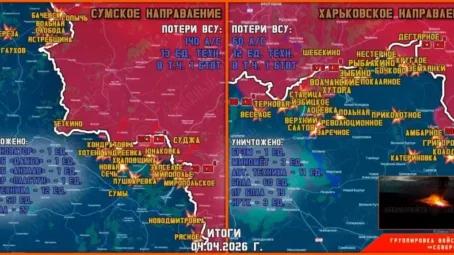 Обстановка в Курском приграничье на утро 5 апреля