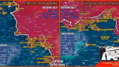 Обстановка в Курском приграничье на утро 23 мая