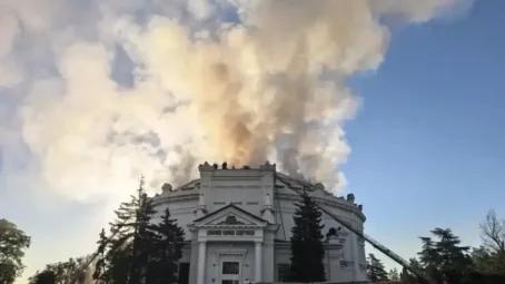 Сегодня ночью БПЛА самолётного типа целенаправленно ударил по зданию Панорамы «Оборона Севастополя 1854–1855 гг.»