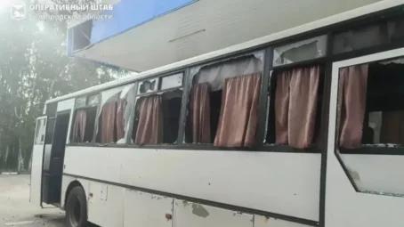 Сегодня утром в Белгородской области украинским беспилотником атакован гражданский рейсовый автобус