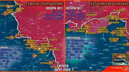 Обстановка в Курском приграничье на утро 24 июля 2026 года