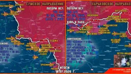 Обстановка в Курском приграничье на утро 19 июля 2026 года