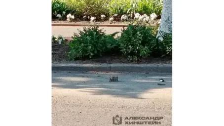 В центре Рыльска на мине подорвалась машина с сотрудниками администрации района