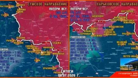 Обстановка в Курском приграничье на утро 9 июля