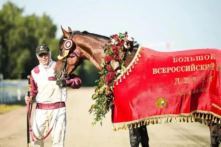 Большой Всероссийский приз (дерби) выиграл жеребец из Саратовской области Бисмарк Мони ДН