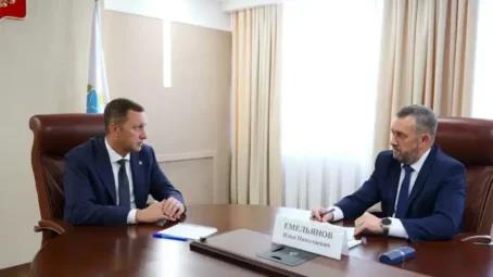 Роман Бусаргин обозначил министру экономического развития Илье Емельянову основные задачи, которые стоят перед экономическим блоком правительства