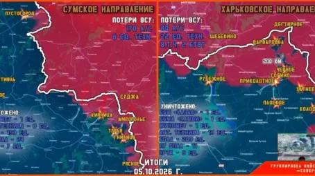 Обстановка в Курском приграничье на утро 6 октября 2026 года