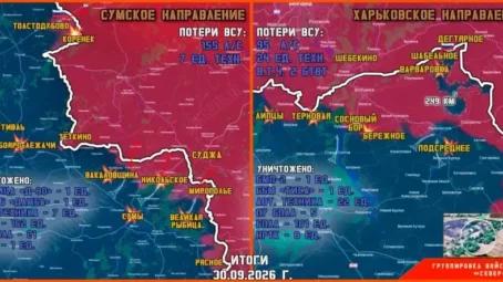 Обстановка в Курском приграничье на утро 1 октября 2026 года